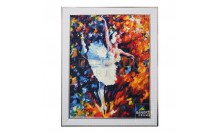 กรอบรูปใส่ผ้าปักรูปนักเต้นบัลเลต์